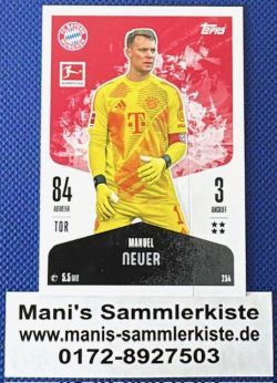 Sammelkarte Nr. 254 - Manuel Neuer