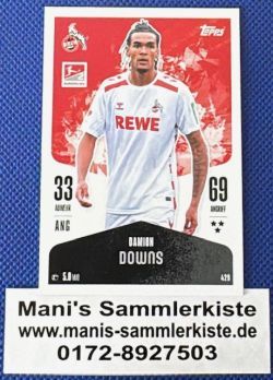 Sammelkarte Nr. 429 - Damion Downs