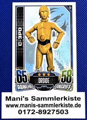 Sammelkarte Nr. 15 - C-3PO