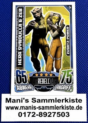 Sammelkarte Nr. 70 - Hera Syndulla &amp; Zeb