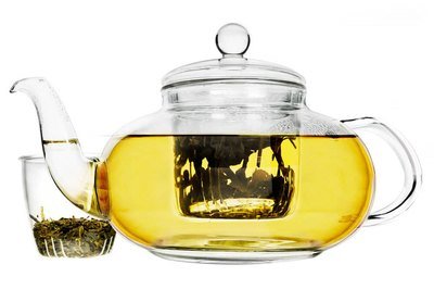 40 oz Heat Resistant Borosilicate Glass Teapot with Removable Infuser
