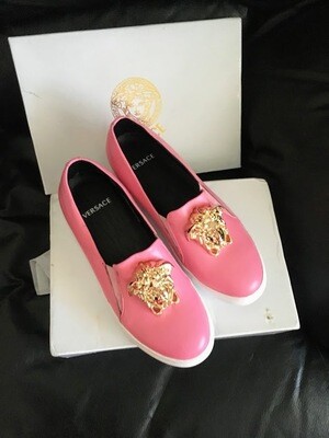 IN STOCK - Versace Medusa Slip On Sneaker Loafer Size 40/ 8.5 US