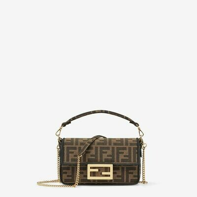 PRE ORDER - 1:1 Fendi Mini Baguette FF print canvas material