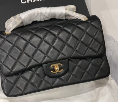 PRE ORDER - 1:1 Chanel Classic JUMBO Double Flap Bag - NUDE Lambskin SILVER hardware