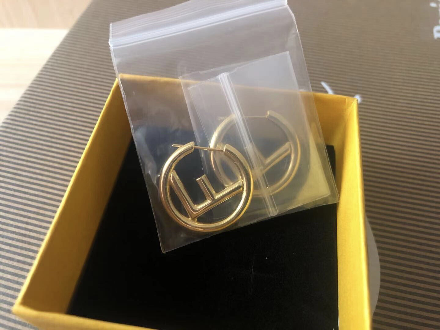Chanel CC Pearl &amp; Fendi Earings