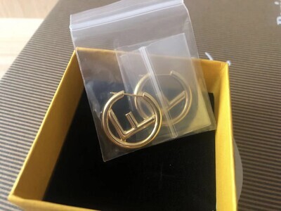 Chanel CC Pearl &amp; Fendi Earings