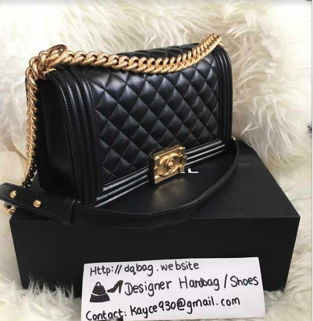 PRE ORDER 1:1 Chanel Le Boy Bag - Lambskin / Shiney Gold Hardware