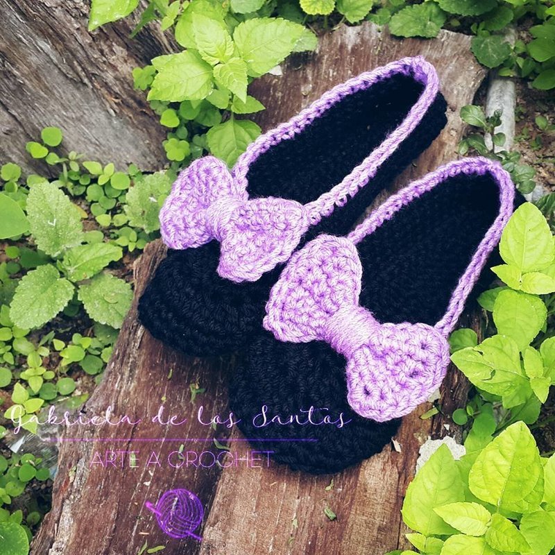 Pantuflas de Moño