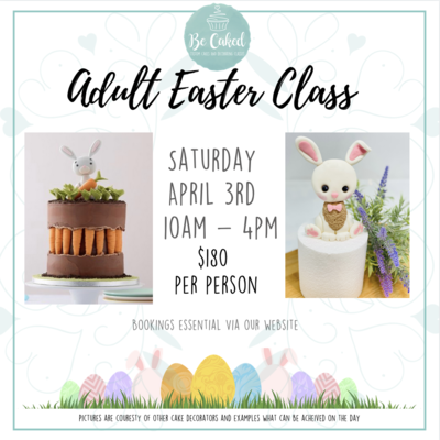 Adult Class - Easter Bunny and his carrots Adult Class - Easter Bunny and his carrots