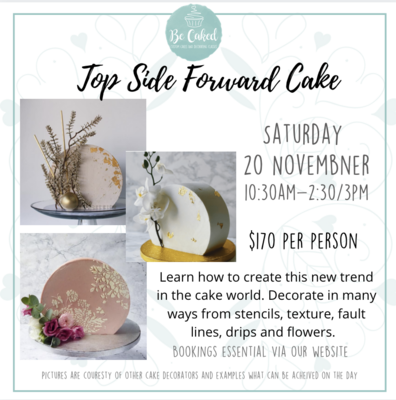 Adult Class - Top Side Forward Cake Adult Class - Top Side Forward Cake