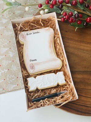 Write your own Santa Letter - Cookie Box Write your own Santa Letter - Cookie Box