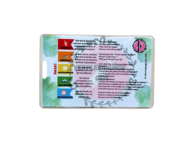 Badgekaarten/ studiekaarten/ Flasshcards