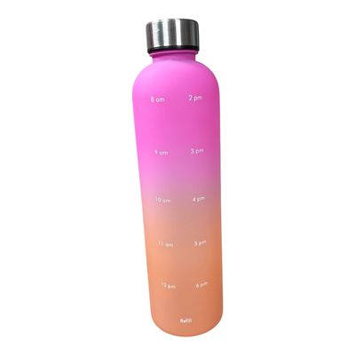 New pink and orange water bottle