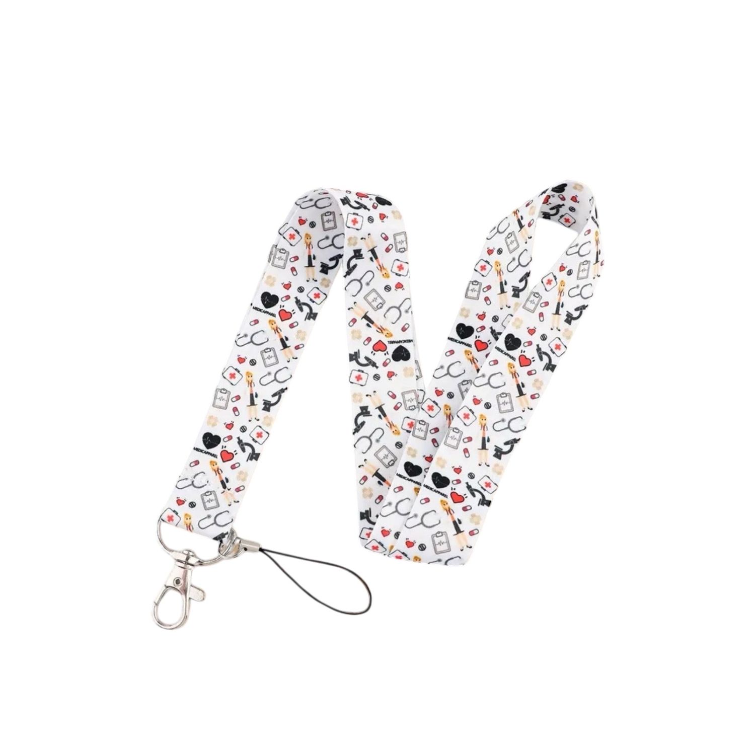 Lanyard medisch wit
