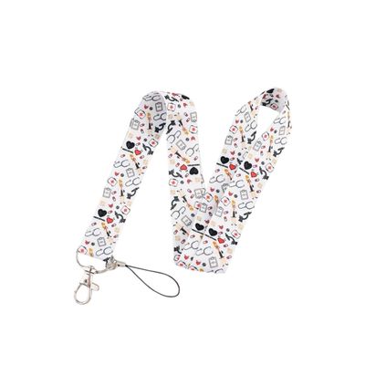 Lanyard medisch wit