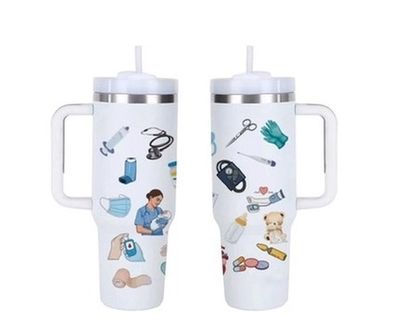 UNIEKE Drinkbeker wit
