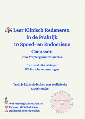 Verpleegkunde Casussen - Oefenbundel voor Stage & Examens PDF Verpleegkunde Casussen - Oefenbundel voor Stage & Examens PDF