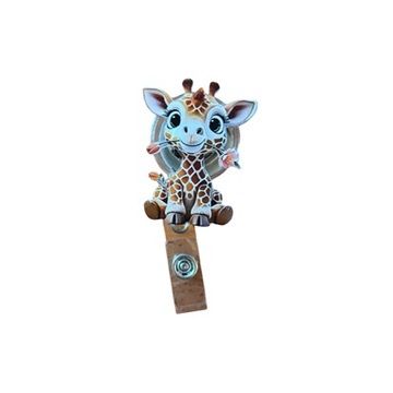 Giraffe Badge Holder