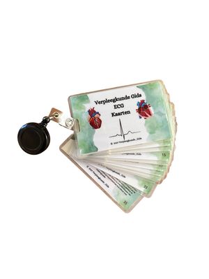 ECG Kaarten + Gratis badge houder