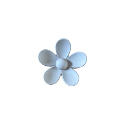 Haarclip bloem wit