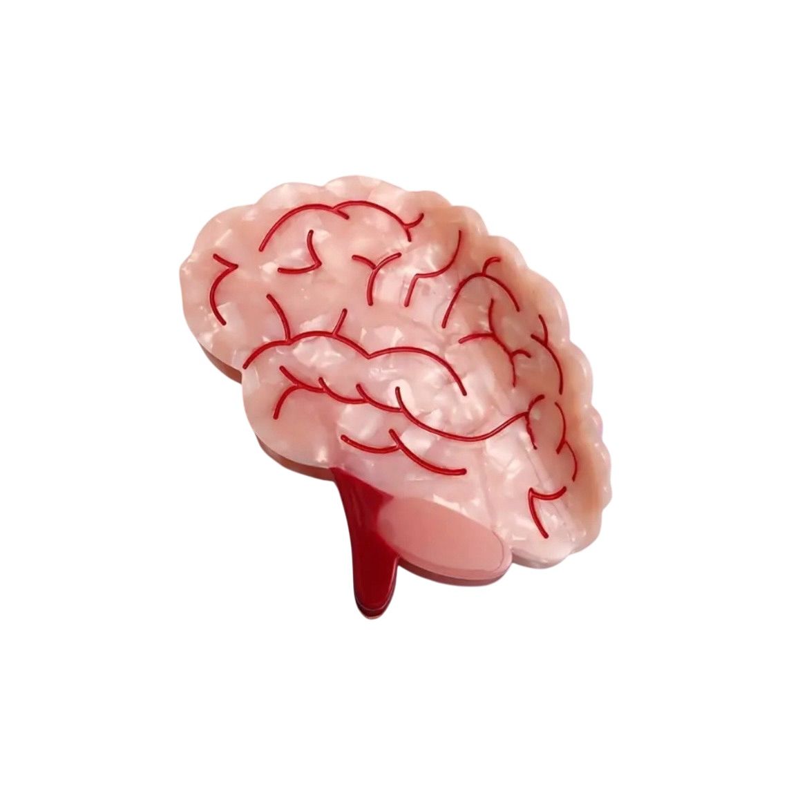Brain Hair Clip
