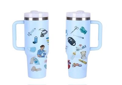 UNIEKE Drinkbeker blauw