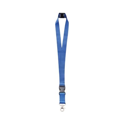 Lanyard kobalt blauw
