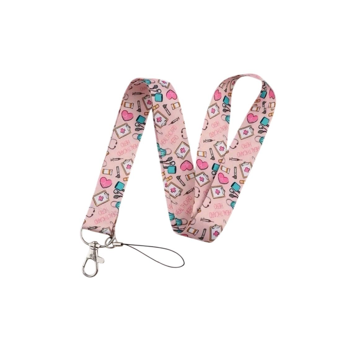 Lanyard medisch Roos