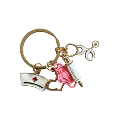Sleutelhanger NURSE roos