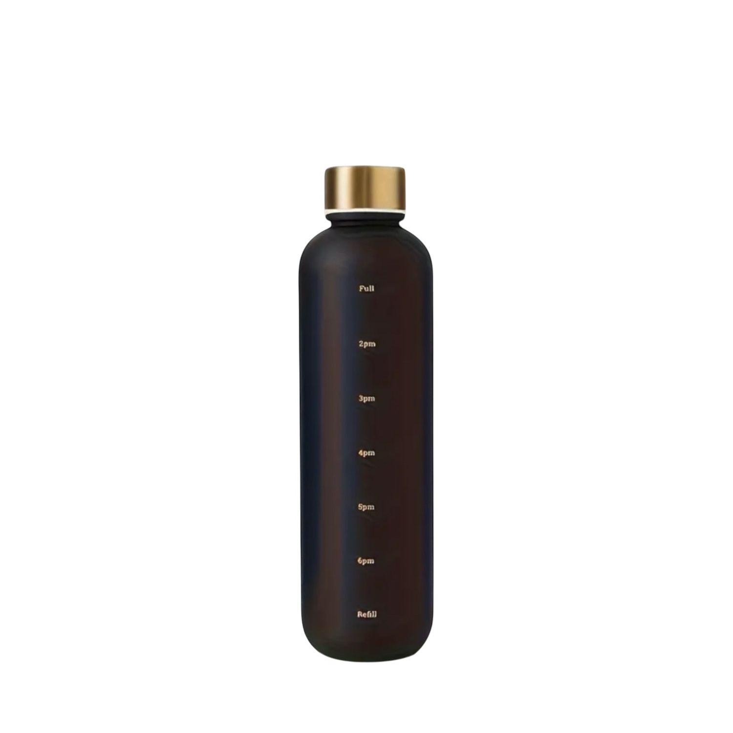 Black water bottle