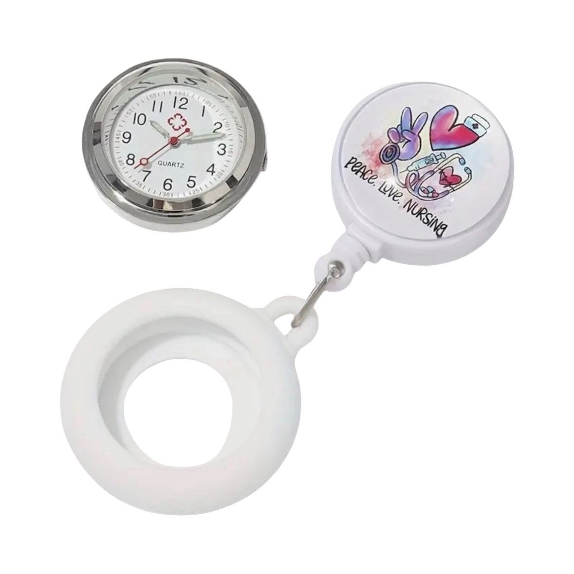 Nurse fob watch Peace Love Nursing