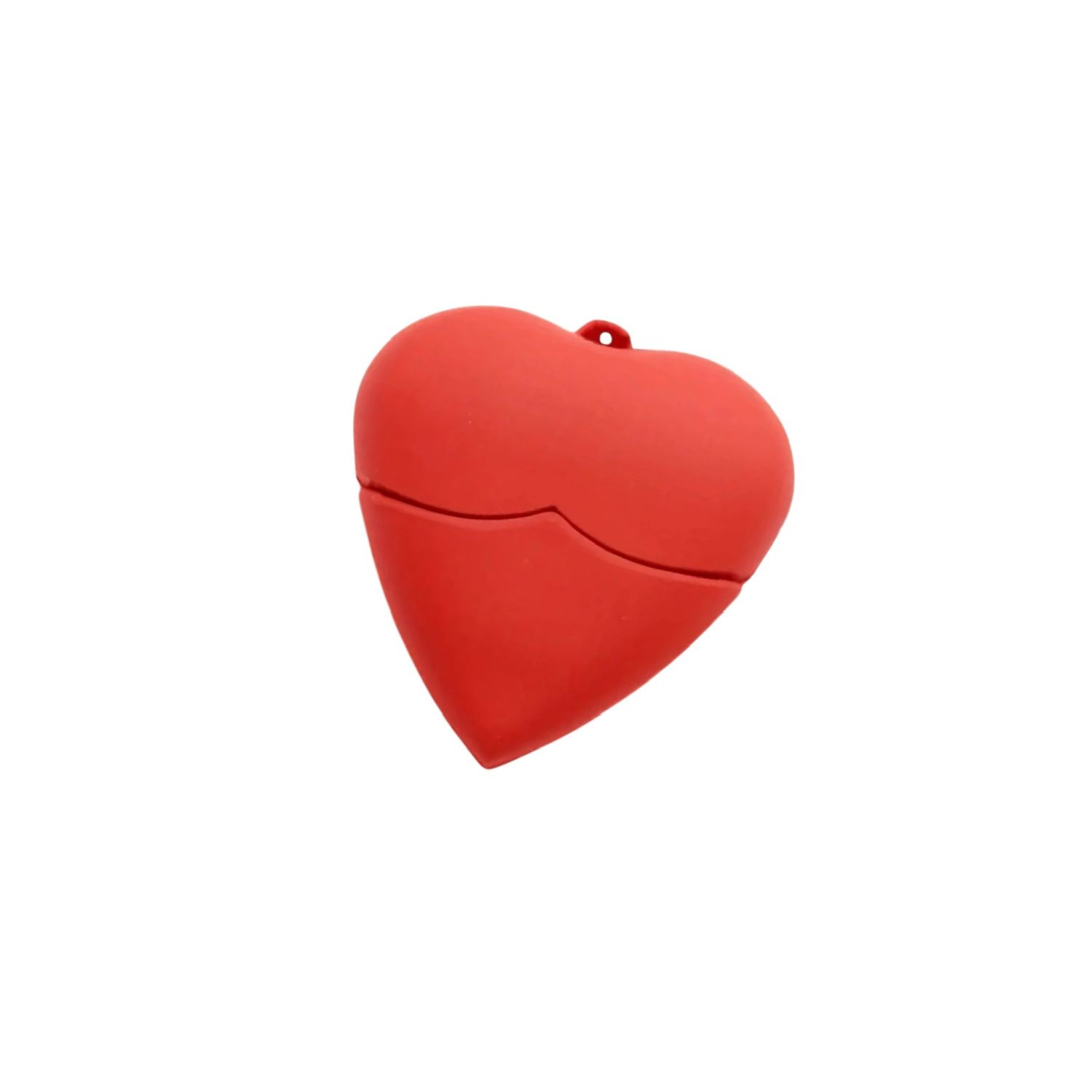 Clé USB rouge en forme de cœur 128MB