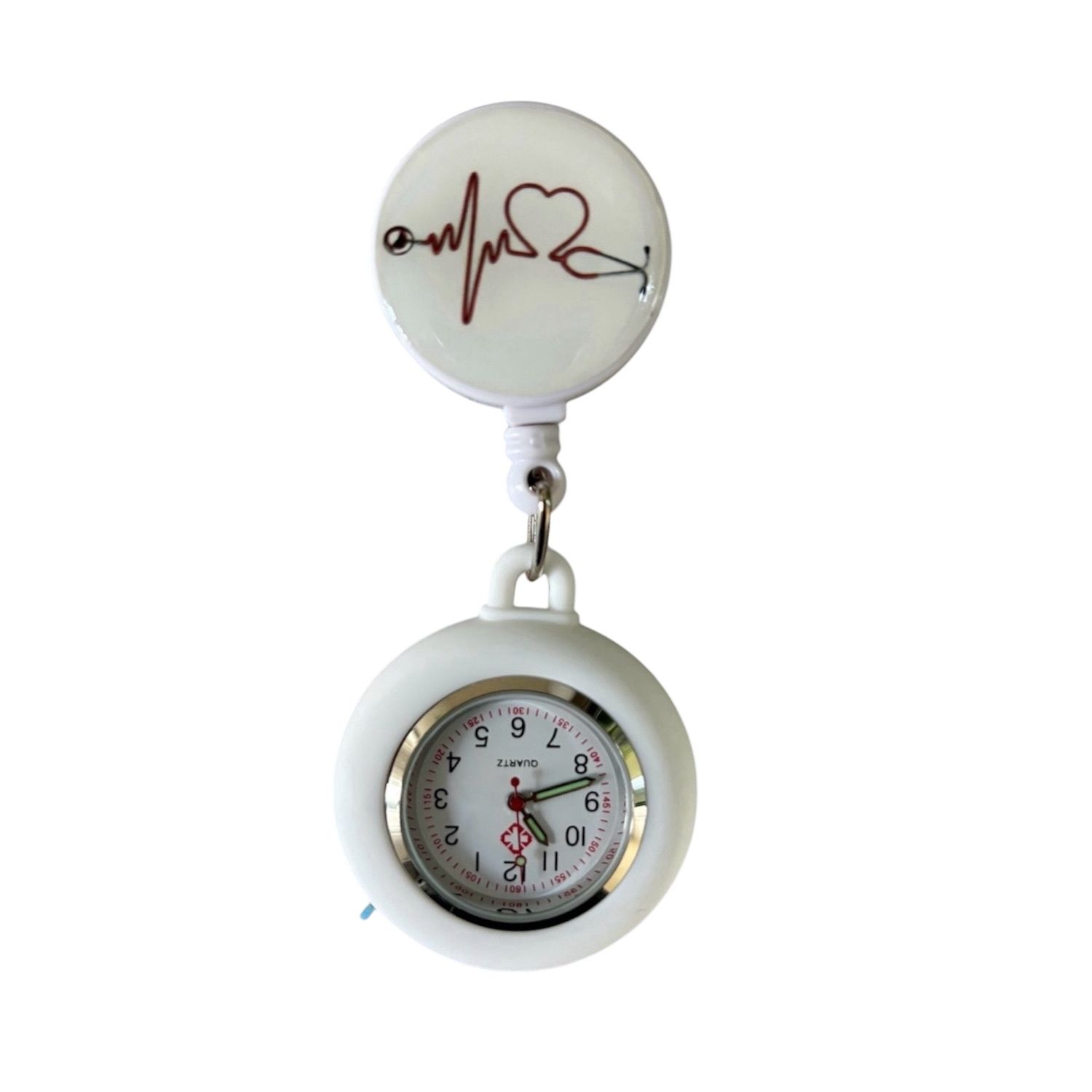 Heart nurse fob watch