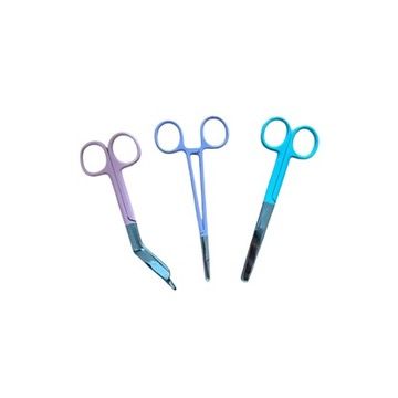 Set of Blue Heart Scissors