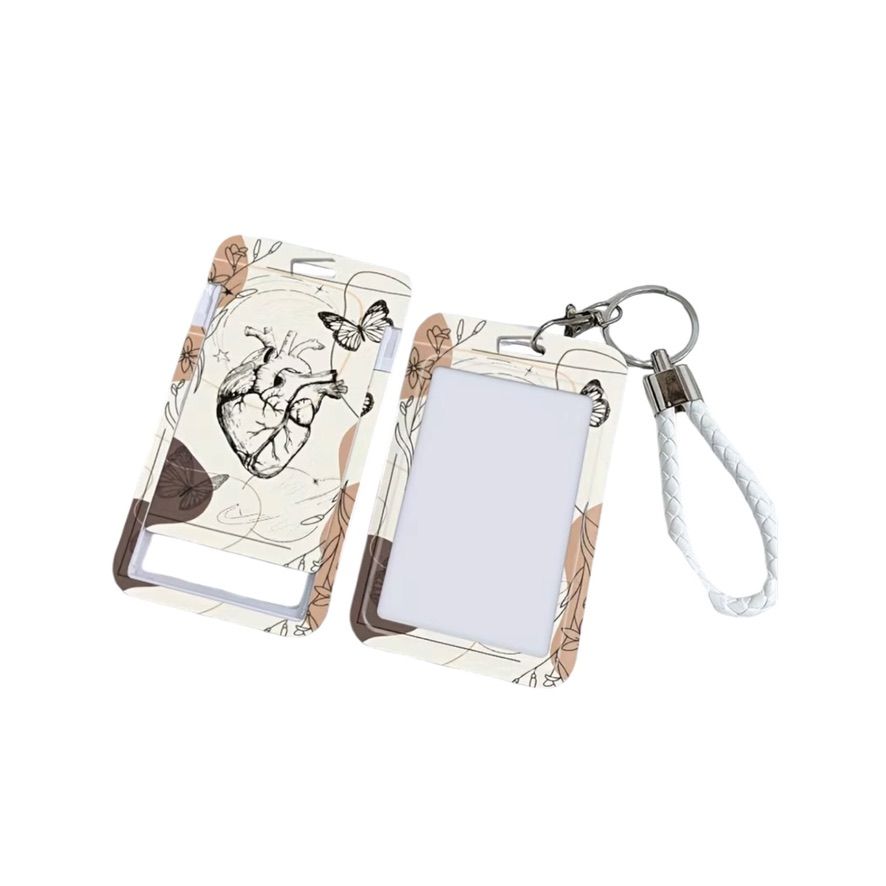 Artistic Heart Pattern Card Holder