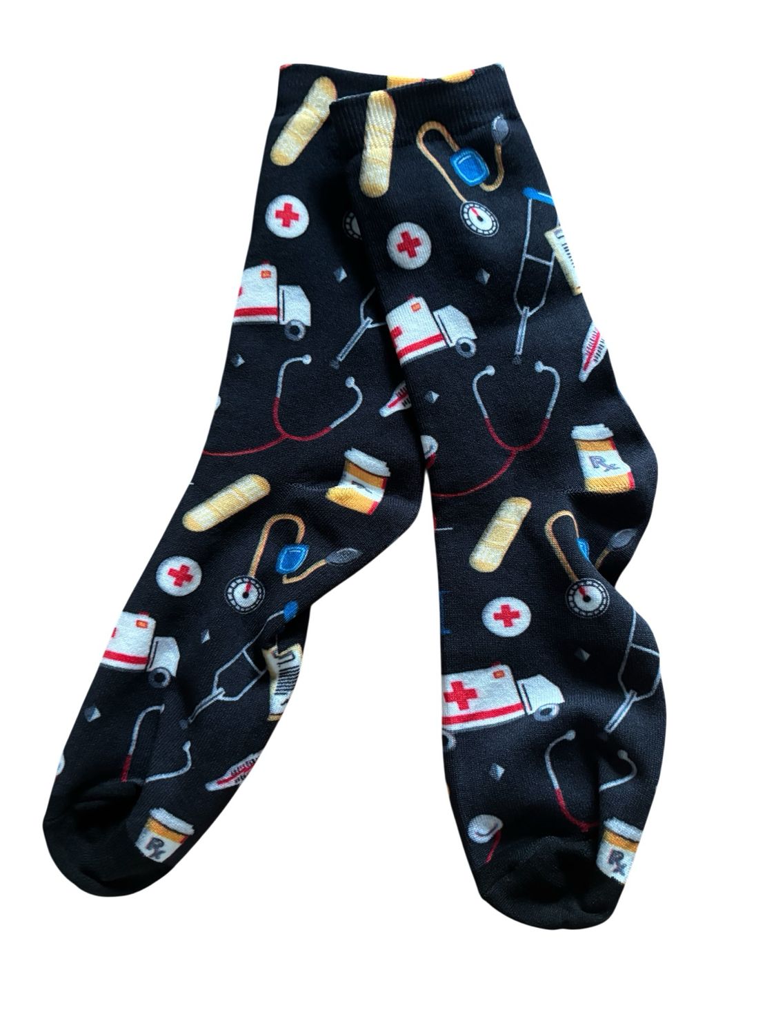 Black compression stockings