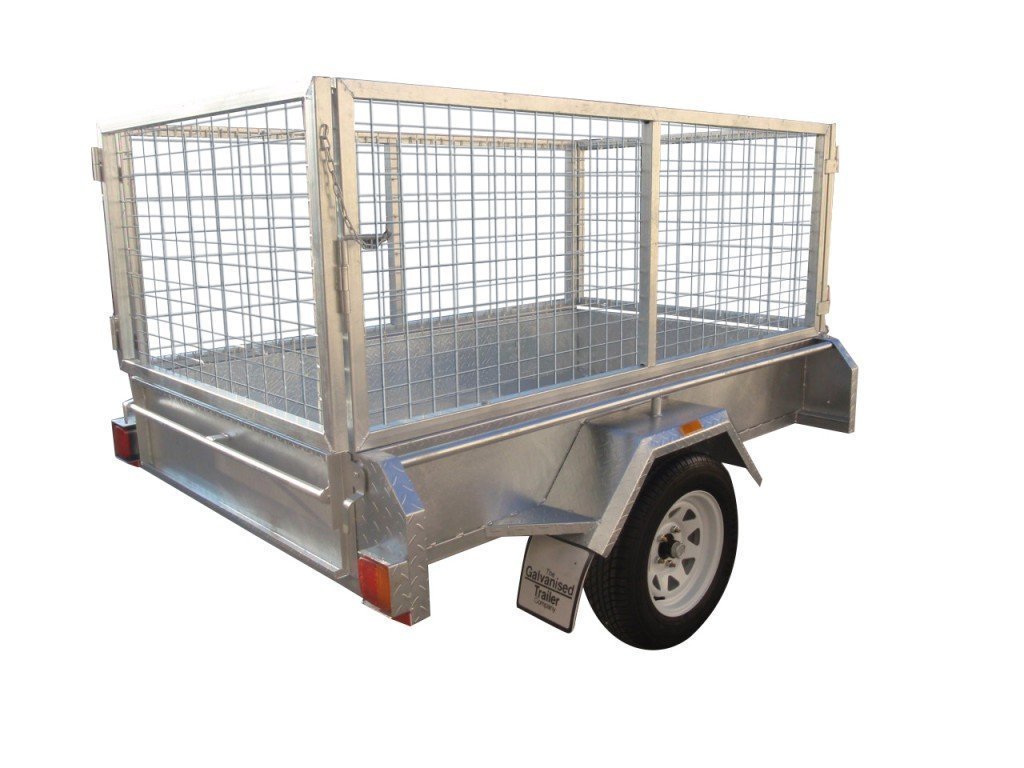 TRAILER 7X4 WITH CAGE
