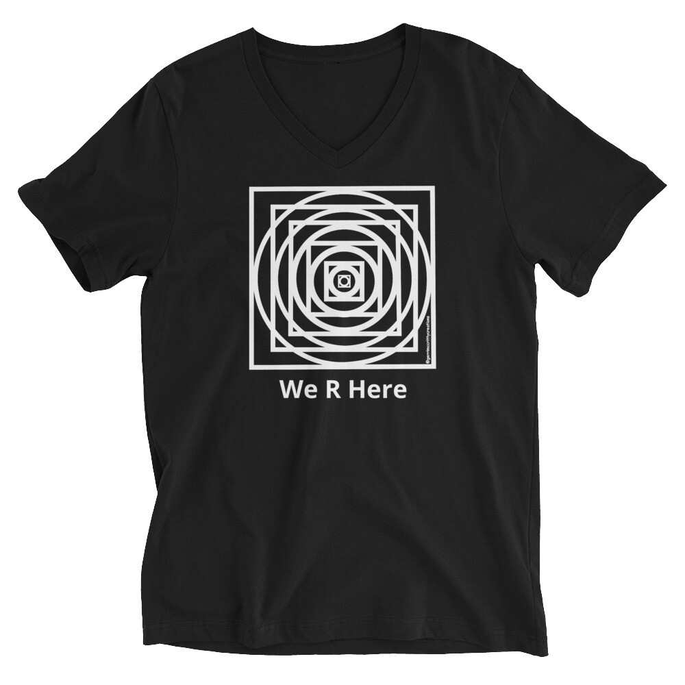 WE R Here V-Neck T-Shirt WE R Here V-Neck T-Shirt