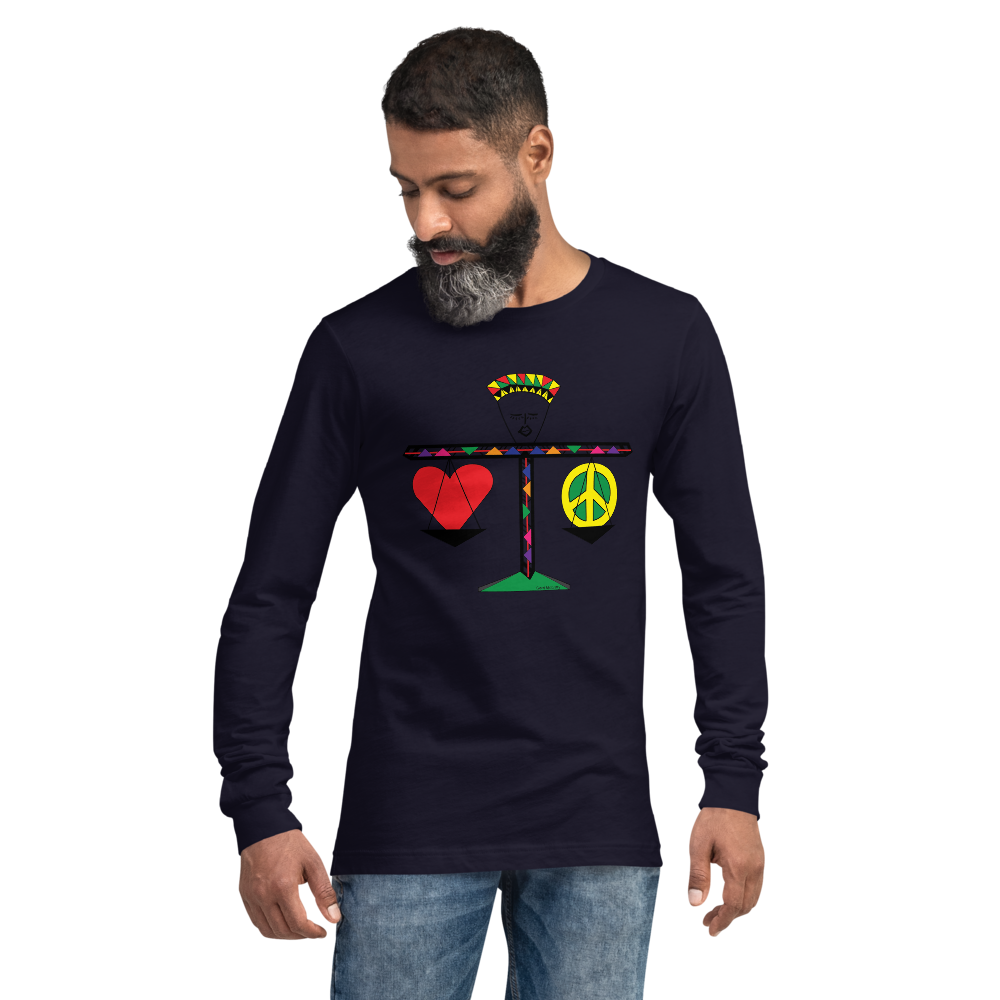 Peace, Love & Justice Unisex LONG SLEEVE TEE