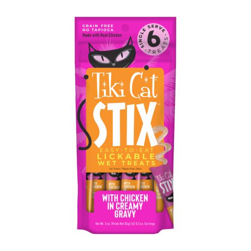 Tiki Cat Stix Chicken Mousse Cat Treats 3. OZ
