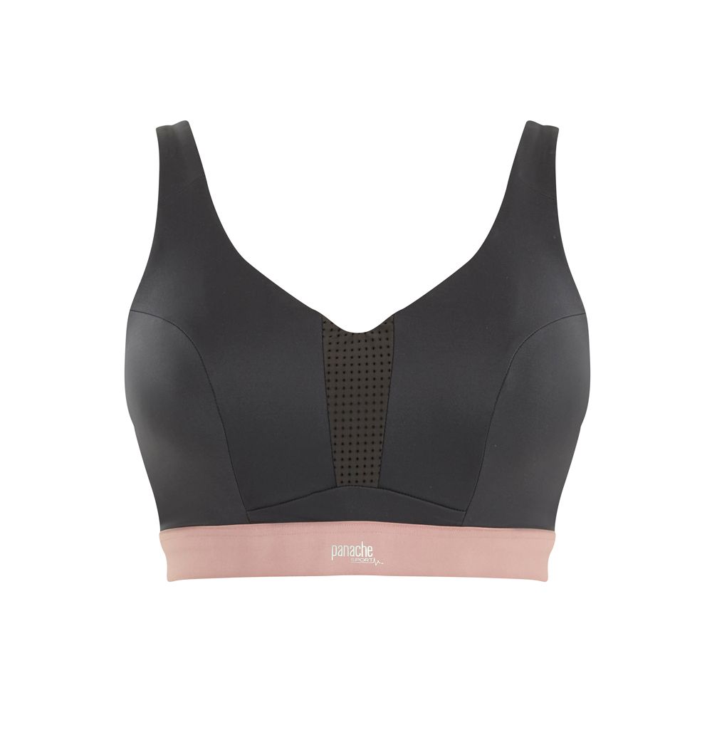 Non Padded Sports Bra / Charcoal
