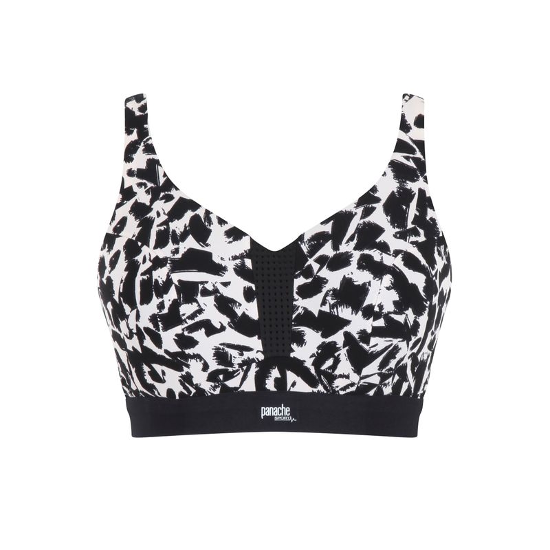 Non Padded Sports Bra / Mono Print