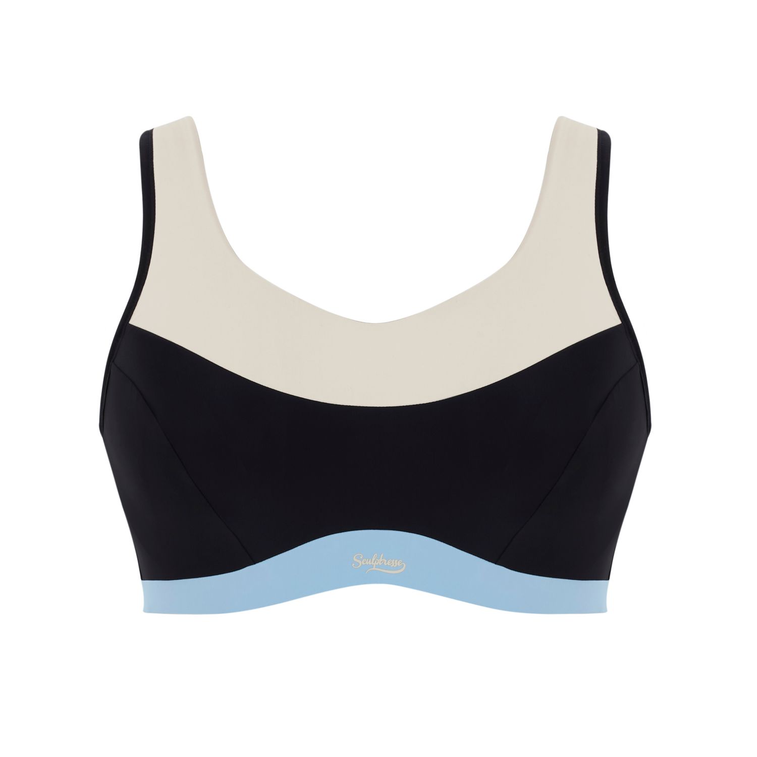 Upbeat Sports Bra / Black-Chalk