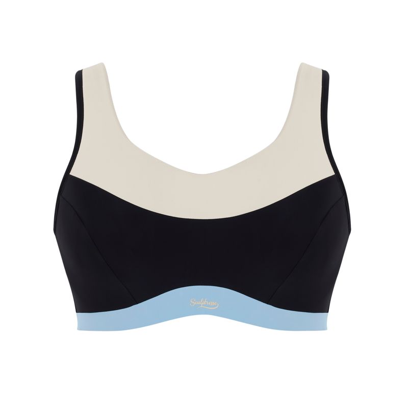 Upbeat Sports Bra / Black-Chalk