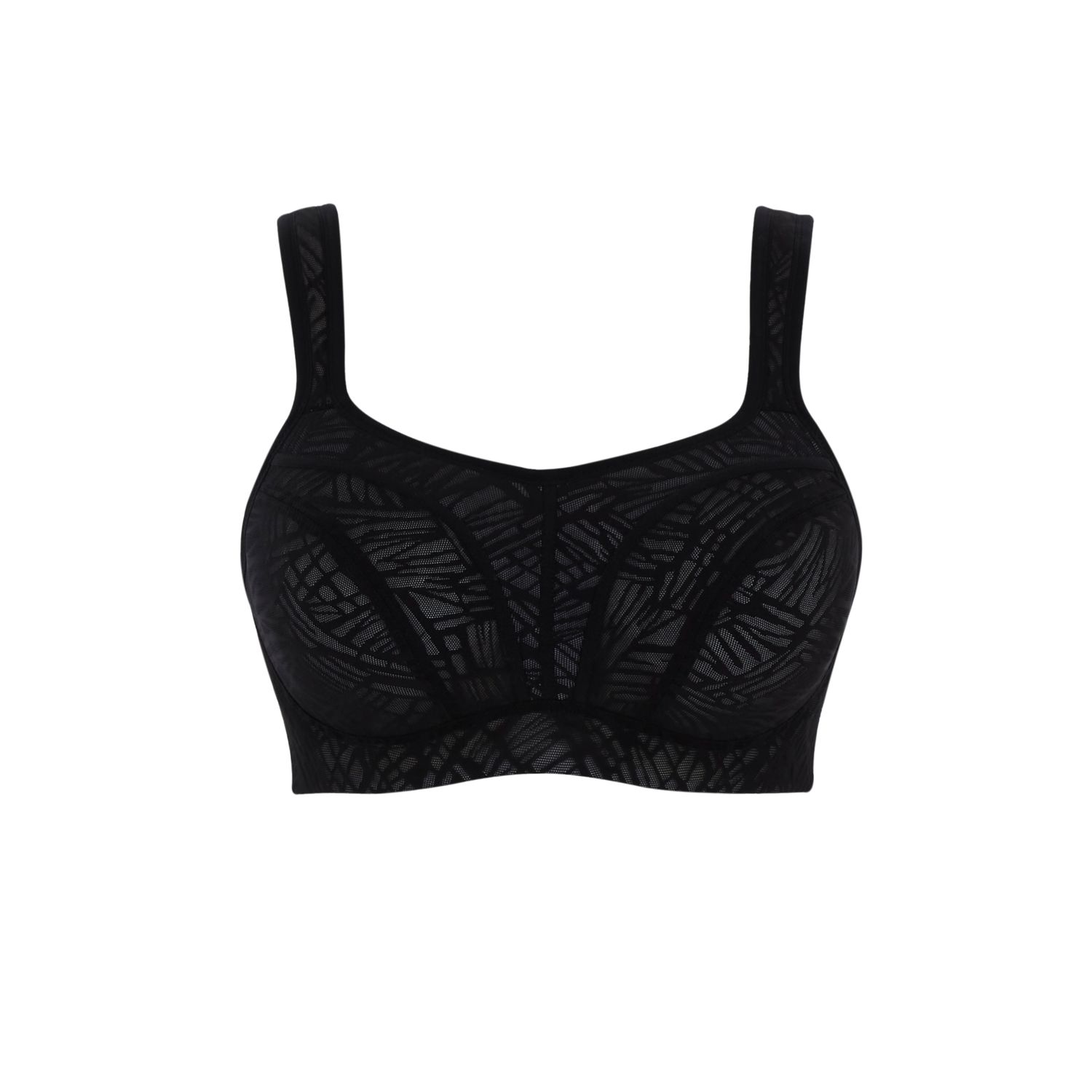 Wired Sports Bra / Black-Chalk Wired Sports Bra / Black-Chalk