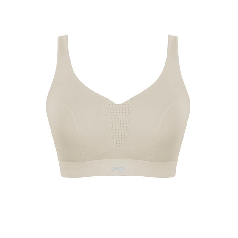 Non Padded Sports Bra / Chalk