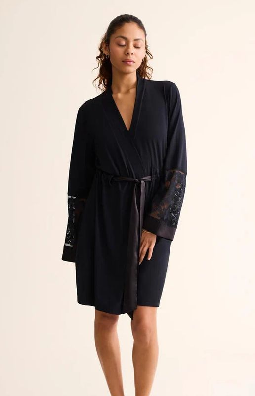 Parisian Nights Kimono / Black