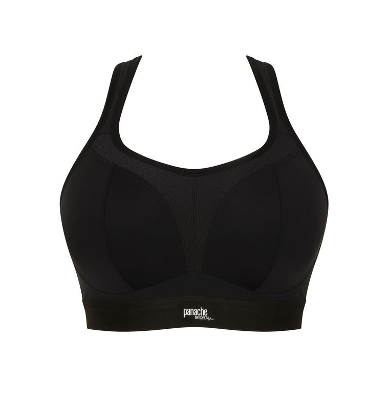 Non Wired Sports Bra / Black