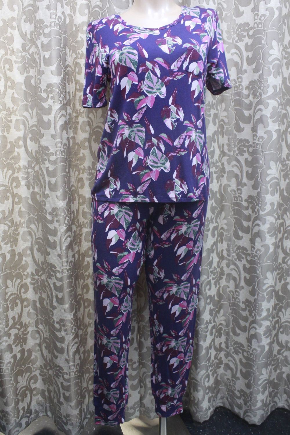 French Terry Lounge Set / Nova Foliage