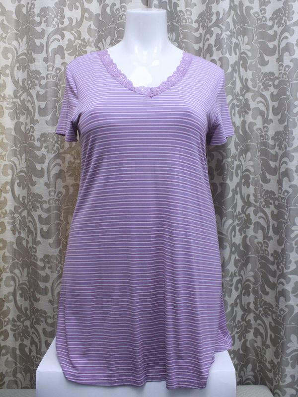 Nightshirt / Berry Stripe